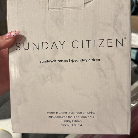 White Marble Glimmery Bath Set - Picture 4 of 4